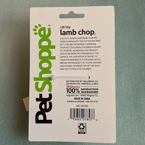 Cat Baseball Cap Hat plus Lamb Chop Cat Toy - Picture 13 of 15